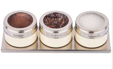 НАБОР ДЛЯ СПЕЦИЙ AGNESS 4 ПР. НА МАГНИТАХ, В Т.Ч. МЕТАЛ.ПОДСТАВКА 20*6*5 СМ 912-040